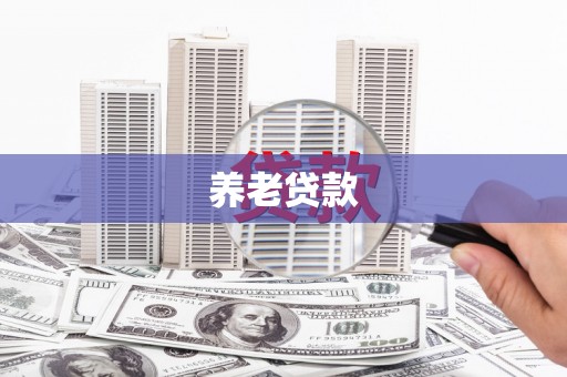 南充养老贷款
