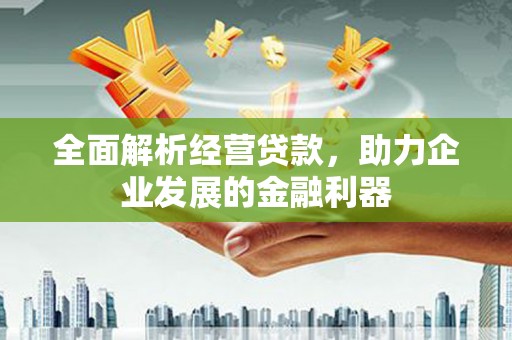 南充全面解析经营贷款，助力企业发展的金融利器