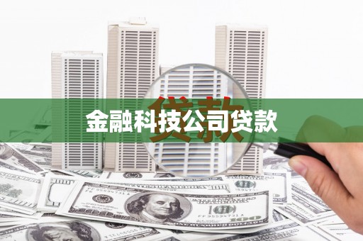南充金融科技公司贷款