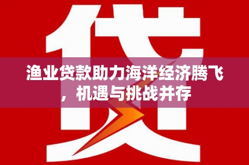 南充渔业贷款助力海洋经济腾飞，机遇与挑战并存
