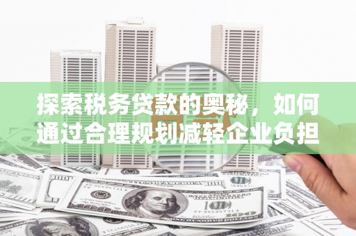 南充探索税务贷款的奥秘，如何通过合理规划减轻企业负担