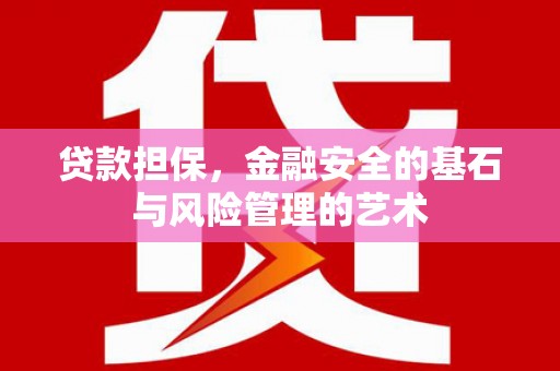 南充贷款担保，金融安全的基石与风险管理的艺术