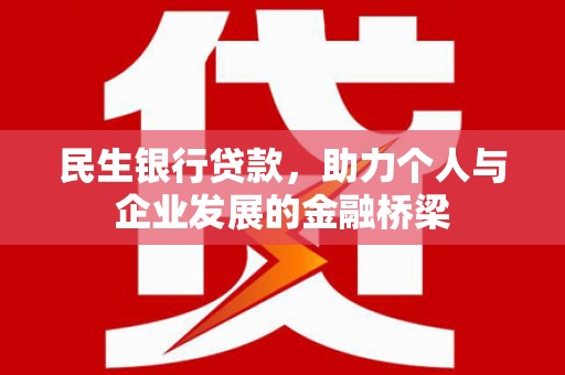 南充民生银行贷款，助力个人与企业发展的金融桥梁