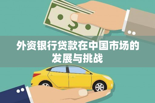 南充外资银行贷款在中国市场的发展与挑战