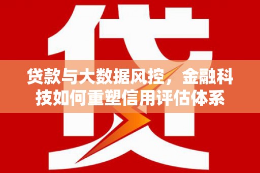 南充贷款与大数据风控，金融科技如何重塑信用评估体系