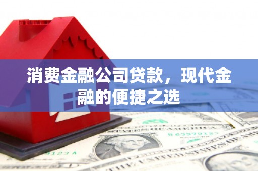 南充消费金融公司贷款，现代金融的便捷之选