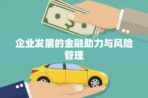南充企业发展的金融助力与风险管理