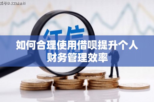 南充如何合理使用借呗提升个人财务管理效率