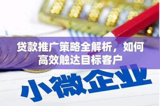 南充贷款推广策略全解析，如何高效触达目标客户