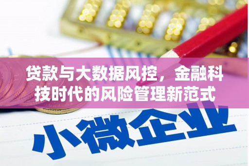 南充贷款与大数据风控，金融科技时代的风险管理新范式