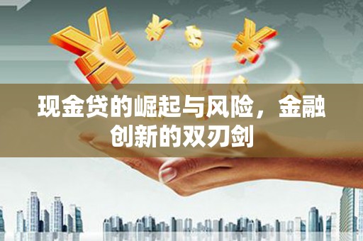 南充现金贷的崛起与风险，金融创新的双刃剑