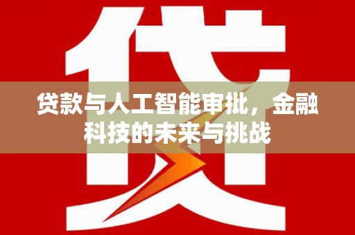南充贷款与人工智能审批，金融科技的未来与挑战