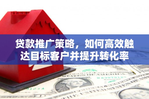 南充贷款推广策略，如何高效触达目标客户并提升转化率