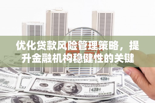 南充优化贷款风险管理策略，提升金融机构稳健性的关键