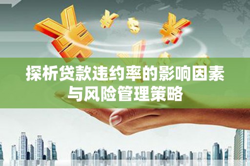 南充探析贷款违约率的影响因素与风险管理策略
