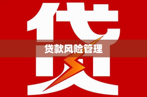 南充贷款风险管理