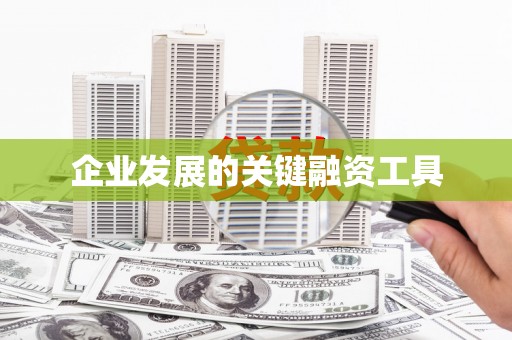 南充企业发展的关键融资工具