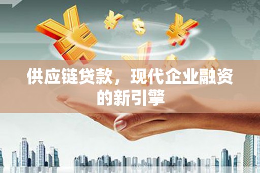 南充供应链贷款，现代企业融资的新引擎