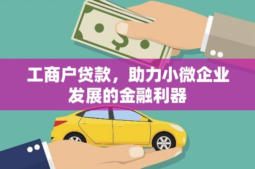 南充工商户贷款，助力小微企业发展的金融利器
