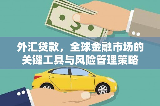 南充外汇贷款，全球金融市场的关键工具与风险管理策略