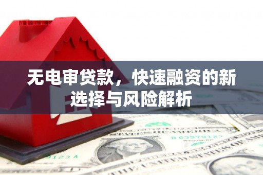 南充无电审贷款，快速融资的新选择与风险解析
