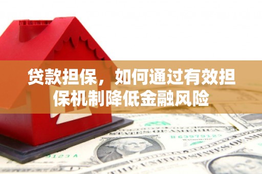 南充贷款担保，如何通过有效担保机制降低金融风险