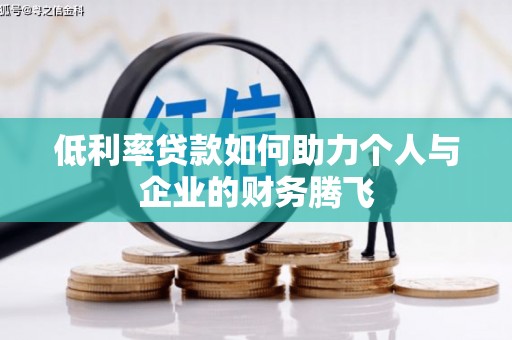 南充低利率贷款如何助力个人与企业的财务腾飞