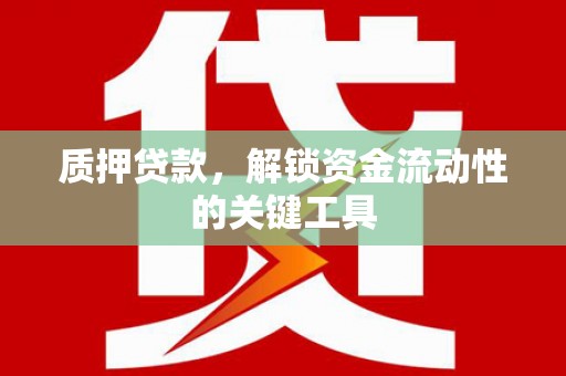 南充质押贷款，解锁资金流动性的关键工具