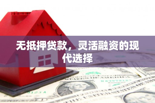 南充无抵押贷款，灵活融资的现代选择