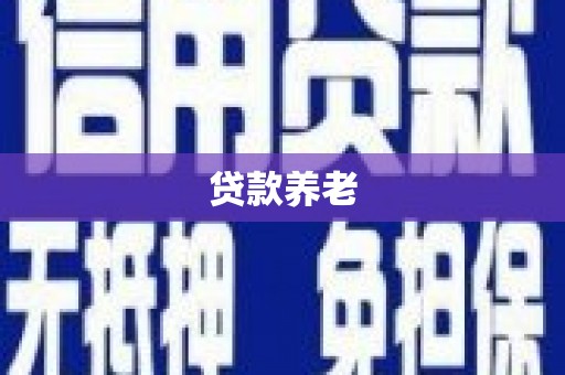 南充贷款养老