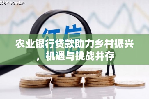 南充农业银行贷款助力乡村振兴，机遇与挑战并存