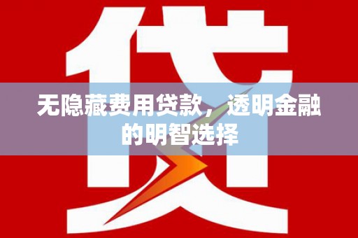 南充无隐藏费用贷款，透明金融的明智选择