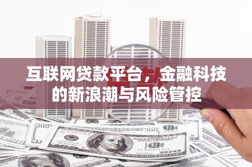 南充互联网贷款平台，金融科技的新浪潮与风险管控