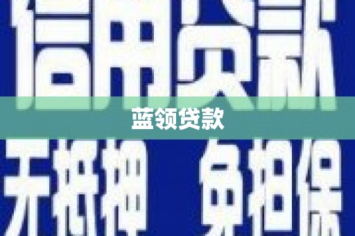 南充蓝领贷款