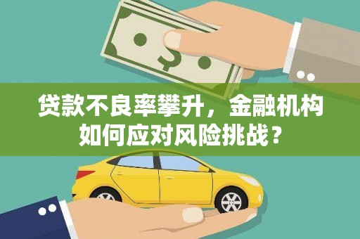 南充贷款不良率攀升，金融机构如何应对风险挑战？