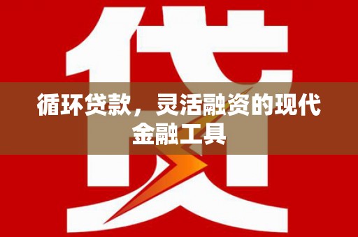 南充循环贷款，灵活融资的现代金融工具