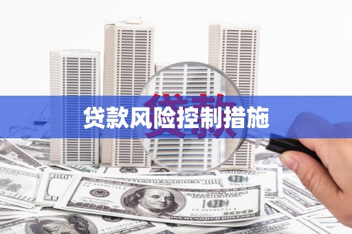 南充贷款风险控制措施