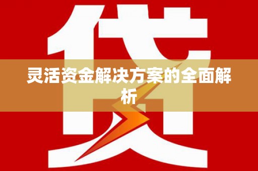 南充灵活资金解决方案的全面解析